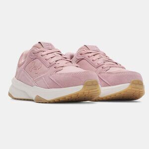 NEW Under Armour Edge Training Shoes - Suede IN pink For Women 725 3s2